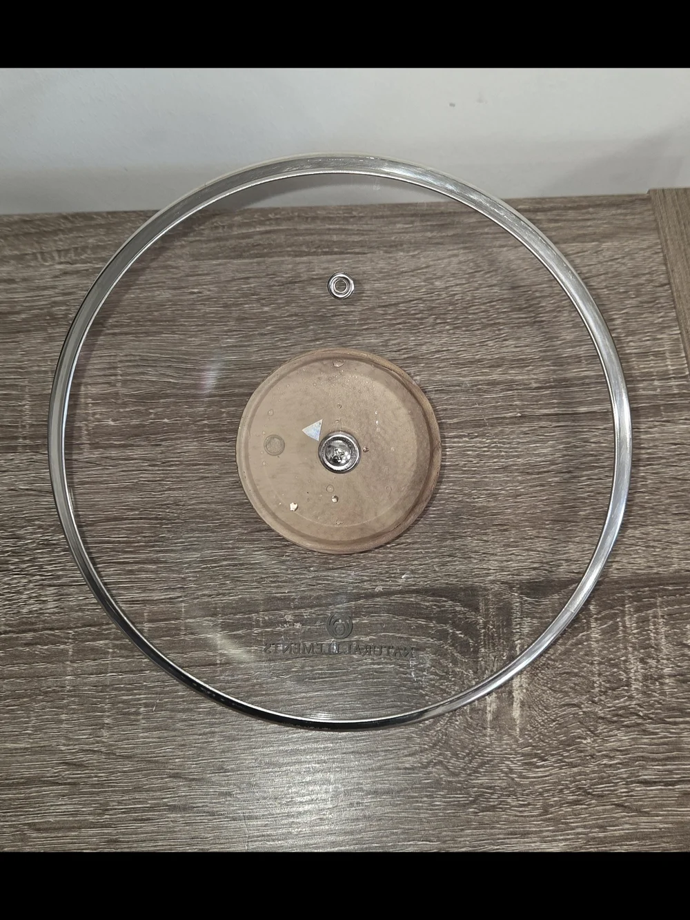 Natural Elements Woodstone Glass Lid  8 1/4” Replacement Lid.
